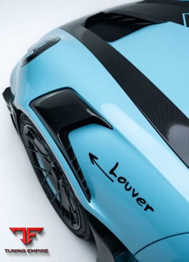SSR PERFORMANCE Enlarged Carbon Wing End Plates Porsche 992 GT3 RS