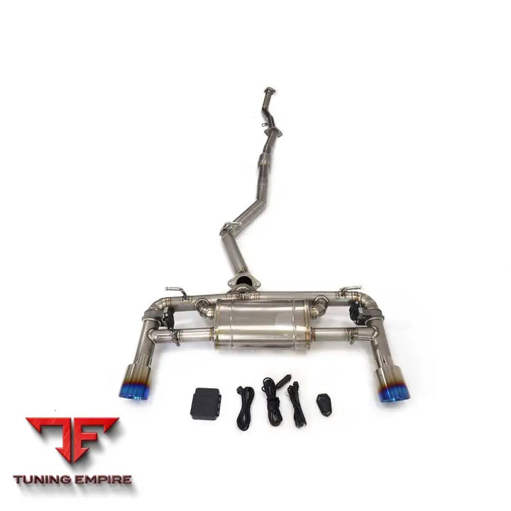 SUBARU BRZ 2.0L TITANIUM RAZOR EXHAUST WITH MUFFLER VALVE