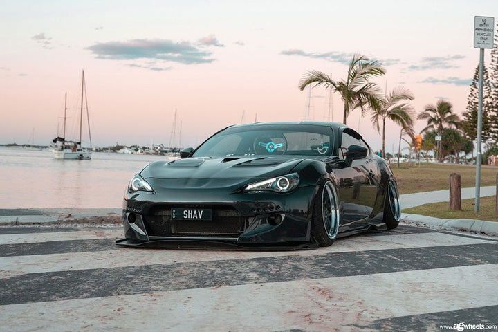 SUBARU BRZ on custom forged wheels