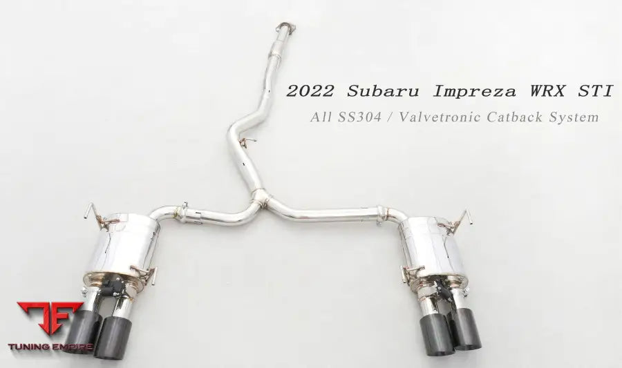 SUBARU IMPREZA WRX STI 2022 VALVETRONIC EXHAUST SYSTEM