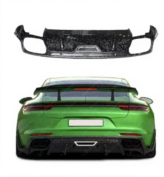 PORSCHE 971 PANAMERA CARBON FIBER REAR DIFFUSER