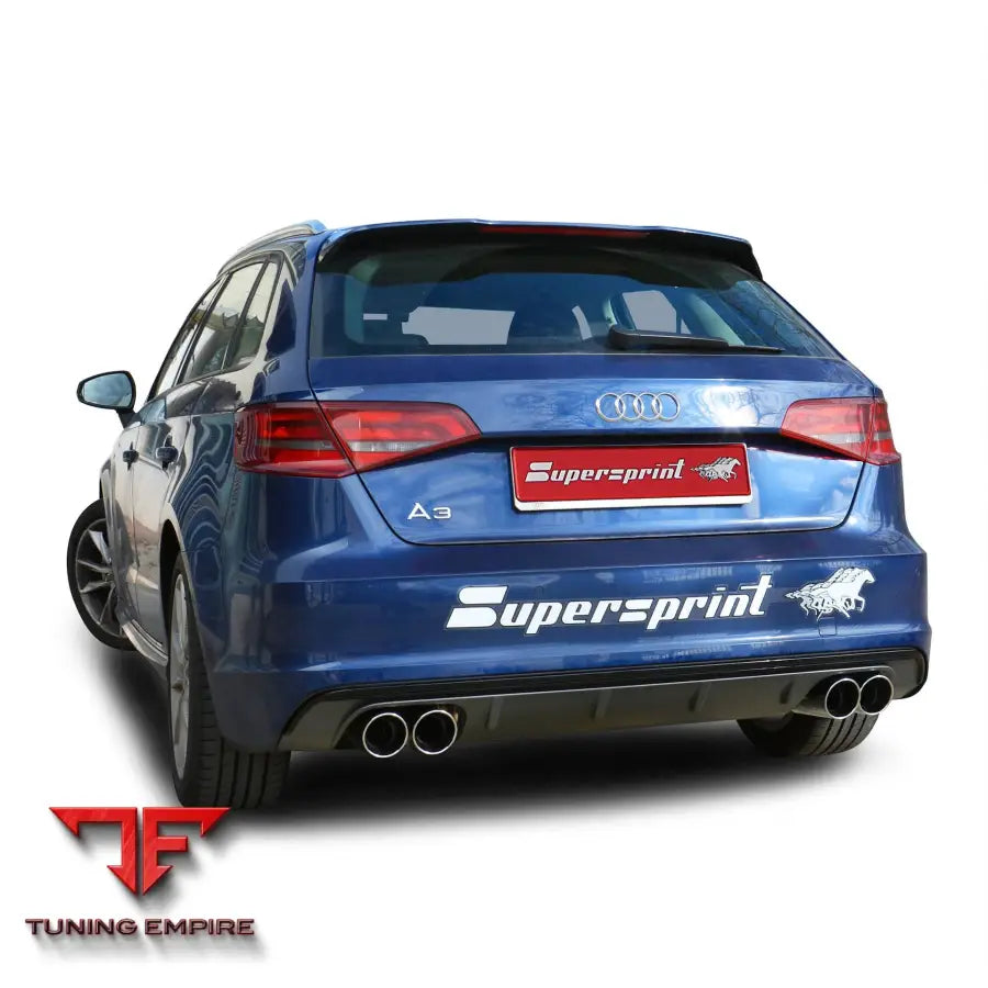 Supersprint exhaust system for Audi A3 8VA Sportback '12+