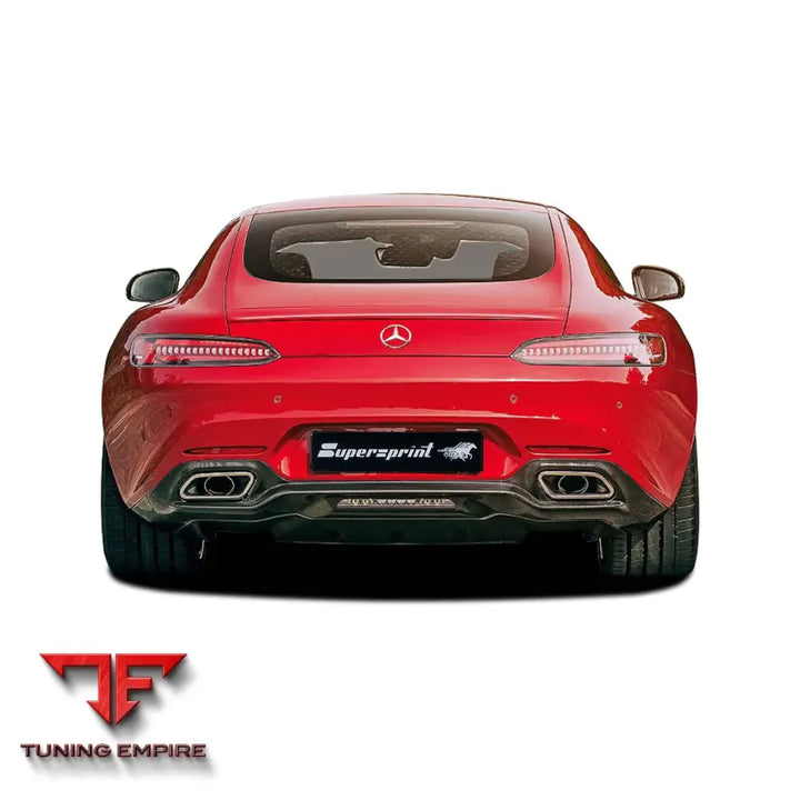 Supersprint exhaust system for Mercedes-Benz C190 AMG GT 4.0i V8 Bi-Turbo 2015+