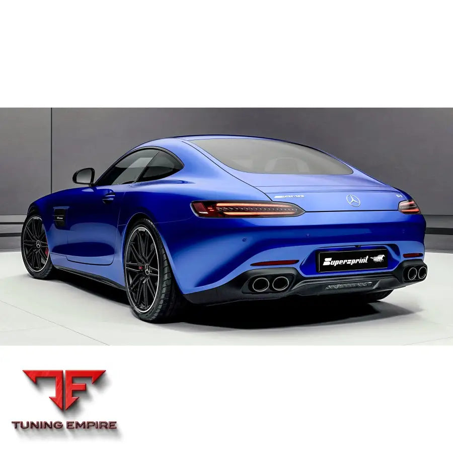 Supersprint exhaust system for Mercedes-Benz C190 AMG GT 4.0i V8 Bi-Turbo 2022+