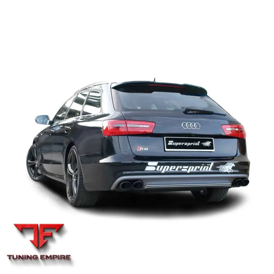 Supersprint exhaust system for Audi S6 C7 Typ 4G Facelift Quattro 2015+