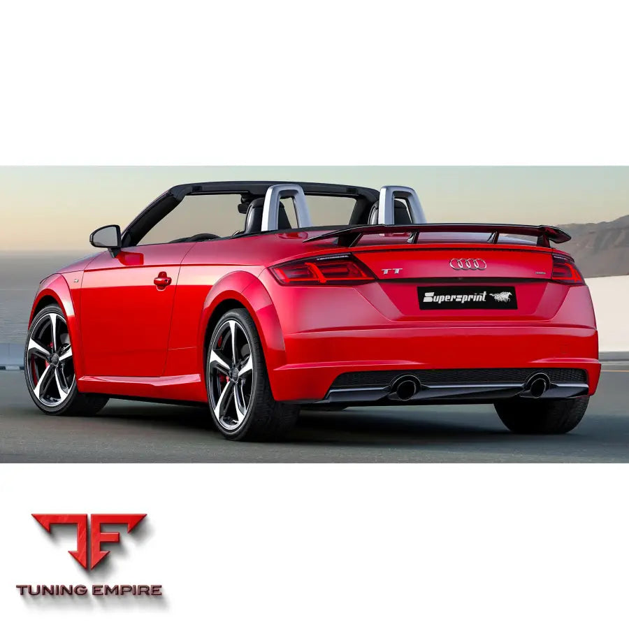 Supersprint exhaust system for Audi TT Quattro Mk3 (Typ 8S) 2015+