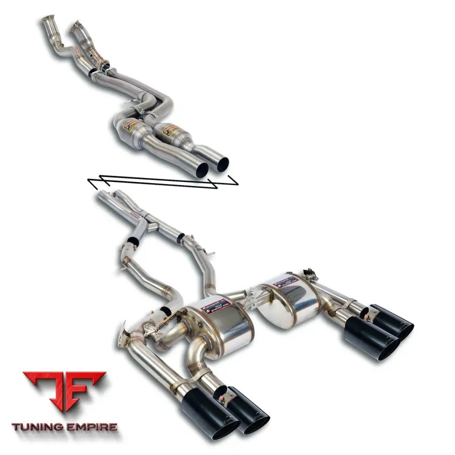 Supersprint exhaust system for BMW F87 M2 Competition / M2 CS S55 2018-2021