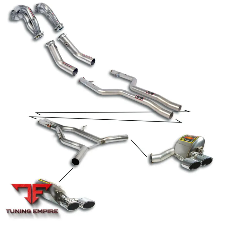 Supersprint exhaust system for Mercedes-Benz C218 CLS 63 AMG V8 2012-2018