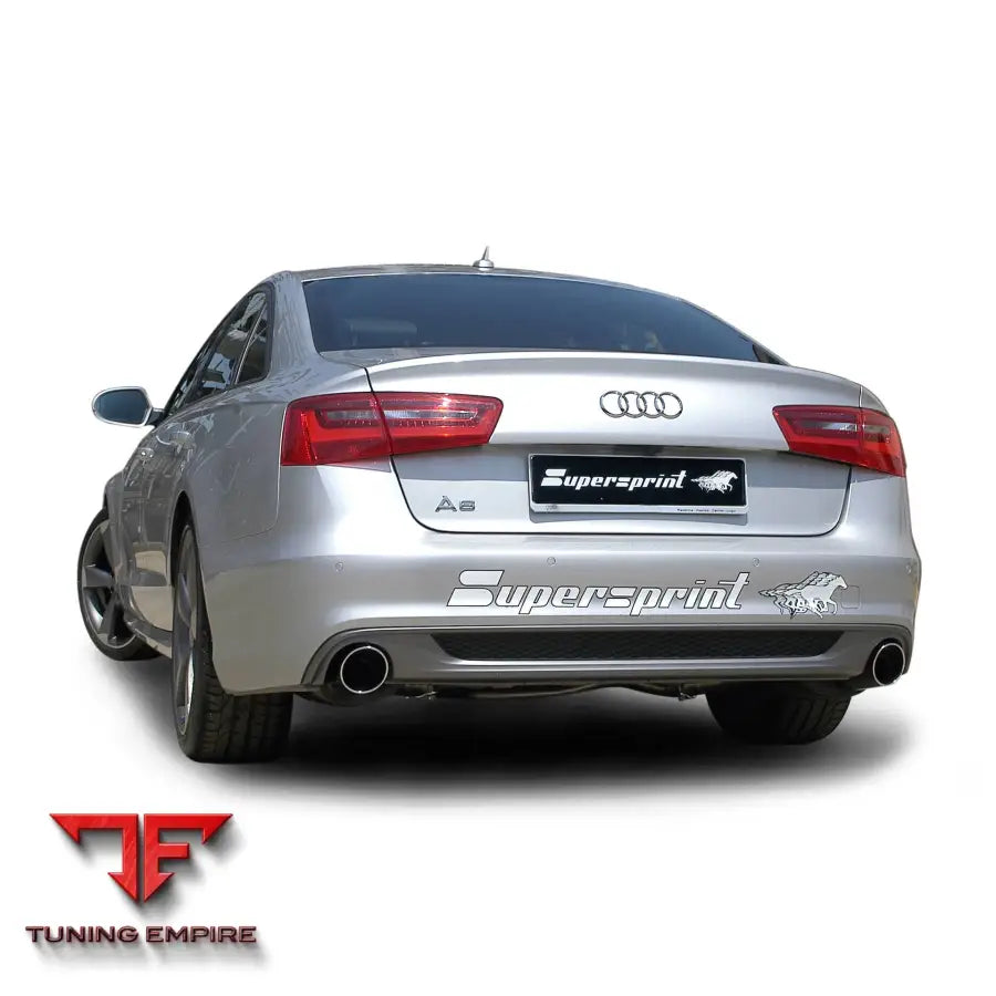 Supersprint exhaust system for Audi A6 C7 Typ 4G Quattro '11-'14