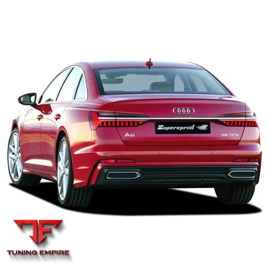 Supersprint exhaust system for Audi A6 C8 Typ 4K 2018+