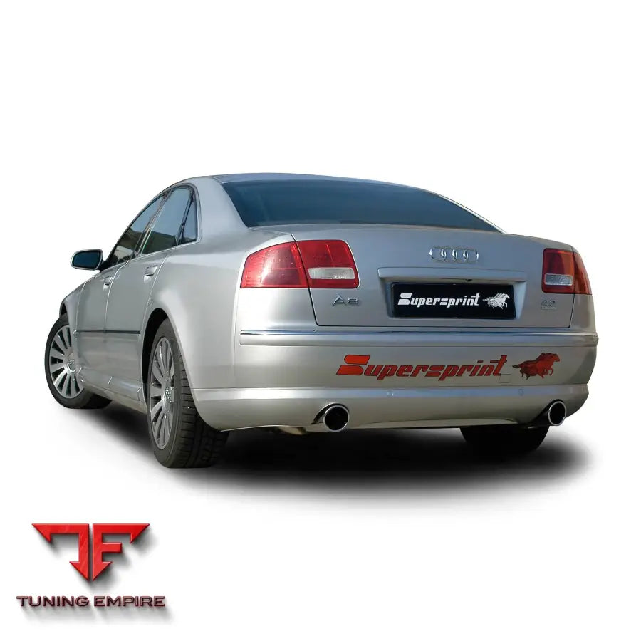 Supersprint exhaust system for Audi A8 Quattro D3 Typ 4E '03-'09