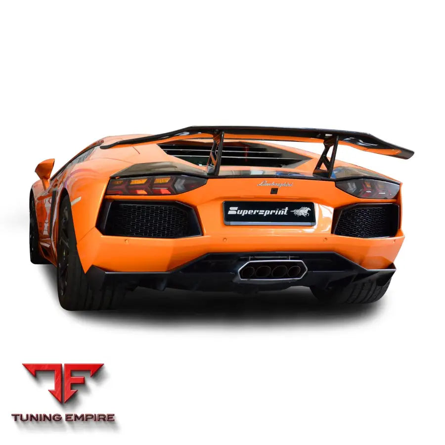 Supersprint exhaust system for Lamborghini Aventador Coupé LP-780 V12 "Ultimae" 2022+