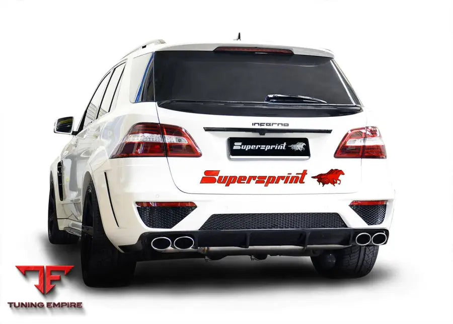 Supersprint exhaust system for Mercedes-Benz C292 GLE 63 S AMG Coupé 5.5i Bi-Turbo V8 2015-2019