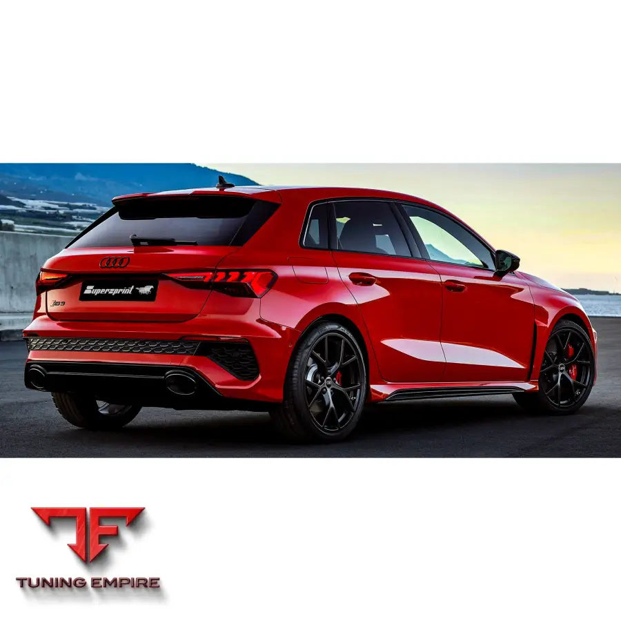Supersprint exhaust system for Audi RS3 8Y Sportback 2022-2024