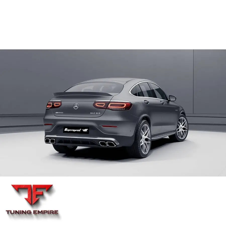 Supersprint exhaust system for Mercedes-Benz C253 GLC 63 AMG Coupé 4-Matic 2020-2023