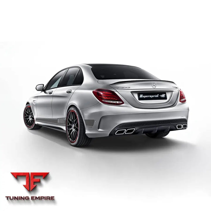 Supersprint exhaust system for Mercedes-Benz W205 C63 S AMG "Edition 1" 4.0i V8 Bi-Turbo 2016+