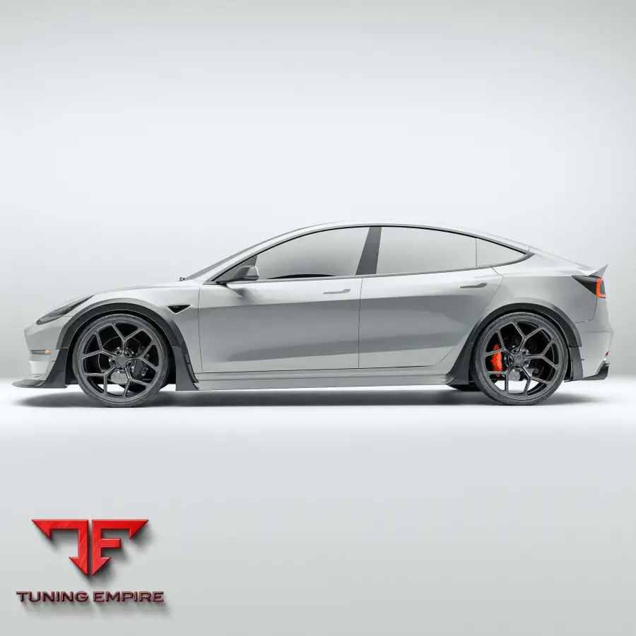 TESLA MODEL 3 CARBON FIBER FENDER FLARES