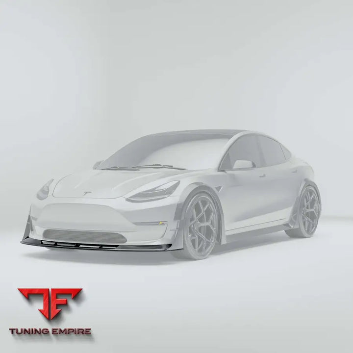 TESLA MODEL 3 CARBON FIBER FRONT LIP