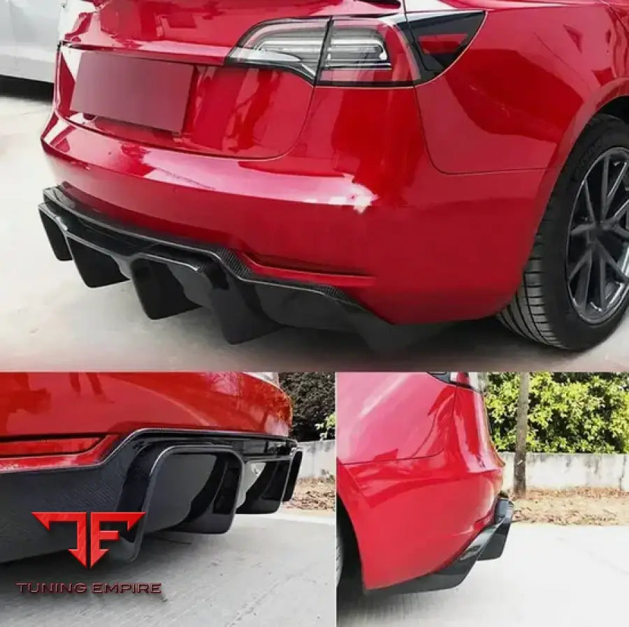 TESLA MODEL 3 CARBON FIBER PARTS 2017-2022Y