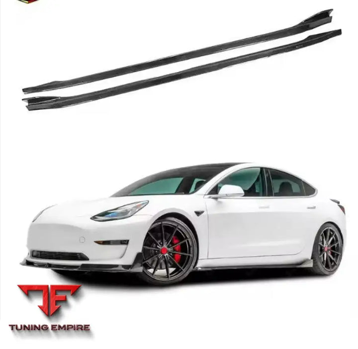 TESLA MODEL 3 CARBON FIBER PARTS