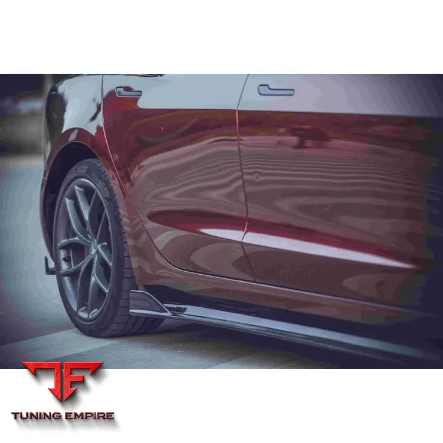 TESLA MODEL 3 CARBON FIBER PARTS