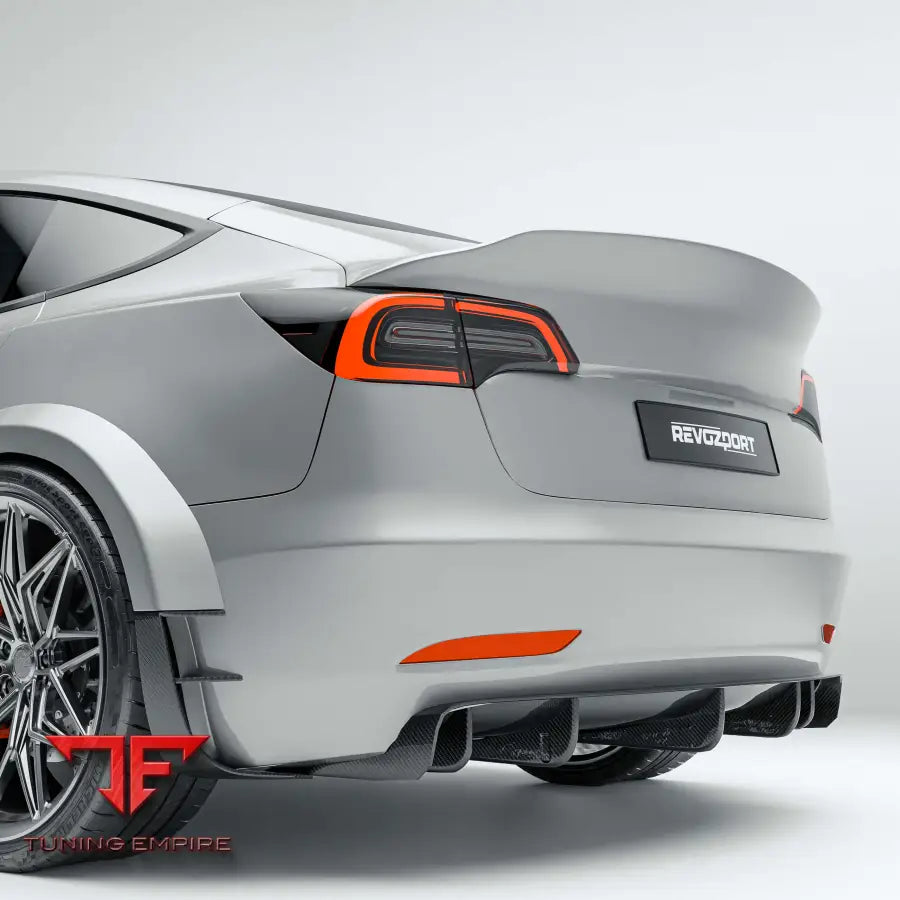 TESLA MODEL 3 CARBON FIBER REAR DIFFUSER