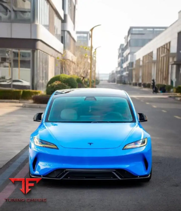 TESLA MODEL 3 HIGHLAND / PERFORMANCE 2024-ON ABS ACTION AERO SERIES FRONT BUMPER & LIP - Bumper