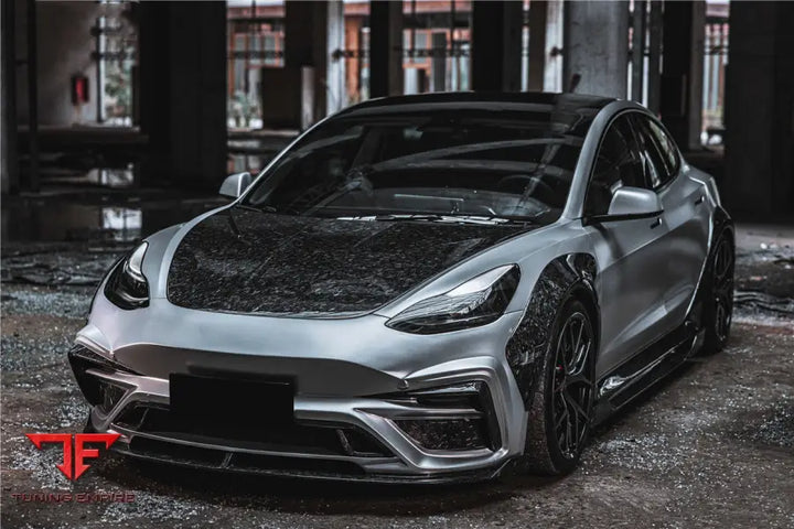 TESLA MODEL 3 IMP PERFORMANCE CARBON FIBER HOOD BSD