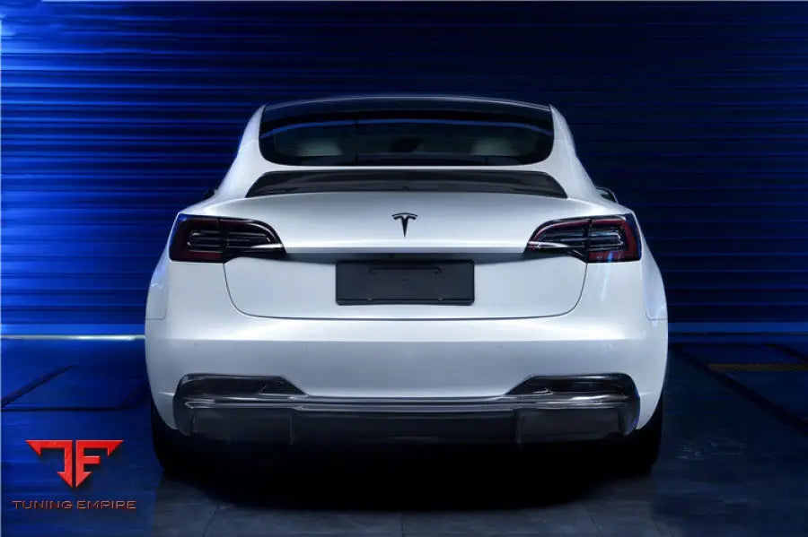 TESLA MODEL 3 IMP PERFORMANCE CARBON FIBER REAR LIP BSD