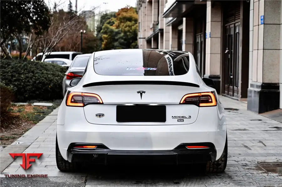 TESLA MODEL 3 IMP PERFORMANCE CARBON FIBER REAR LIP BSD
