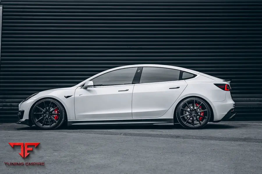 TESLA MODEL 3 IMP PERFORMANCE CARBON FIBER SIDE SKIRTS BSD