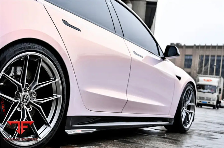 TESLA MODEL 3 IMP PERFORMANCE CARBON FIBER SIDE SKIRTS BSD