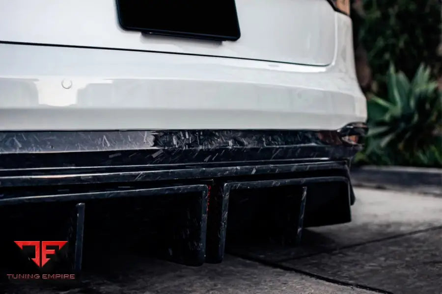 TESLA MODEL 3 IMP PERFORMANCE PARTIAL CARBON FIBER REAR BUMPER BSD