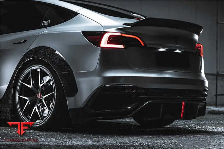 TESLA MODEL 3 IMP PERFORMANCE WIDE FENDER FLARES BSD