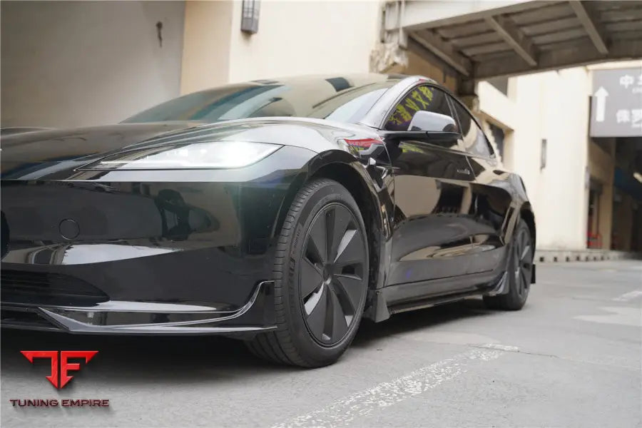 TESLA MODEL 3 LCI FAST STYLE CARBON FIBER PATTERN LOOK BODY KIT BSD