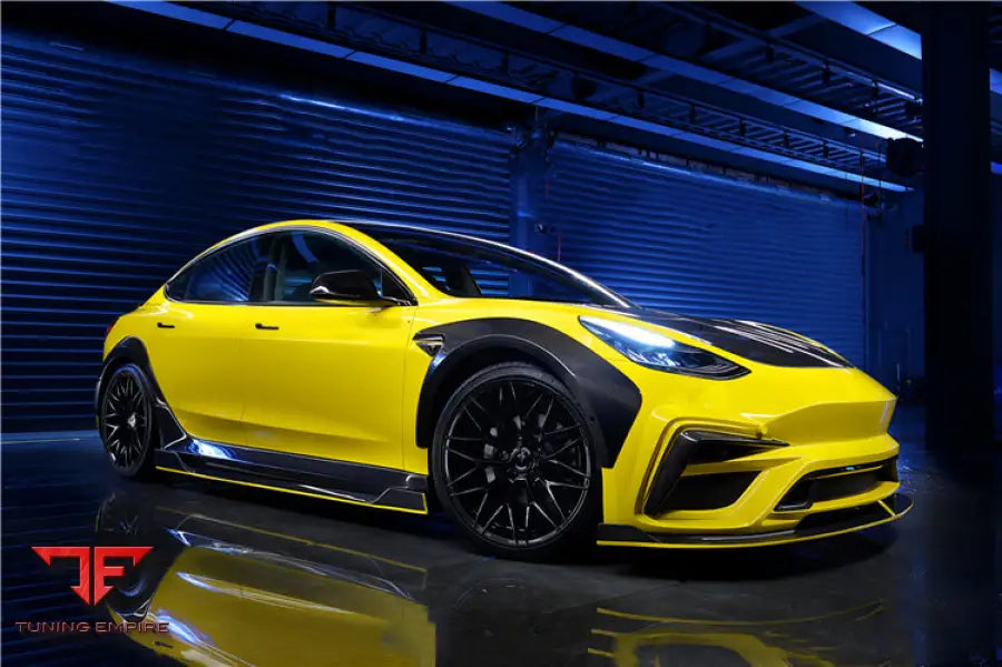 TESLA MODEL 3 IMPII PERFORMANCE PARTIAL CARBON FIBER FULL BODY KIT BSD