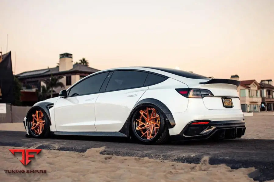 TESLA MODEL 3 IMPII PERFORMANCE PARTIAL CARBON FIBER FULL BODY KIT BSD