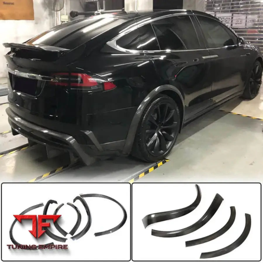 TESLA MODEL X SPORT UTILITY CARBON FIBER PARTS 2016-2022Y