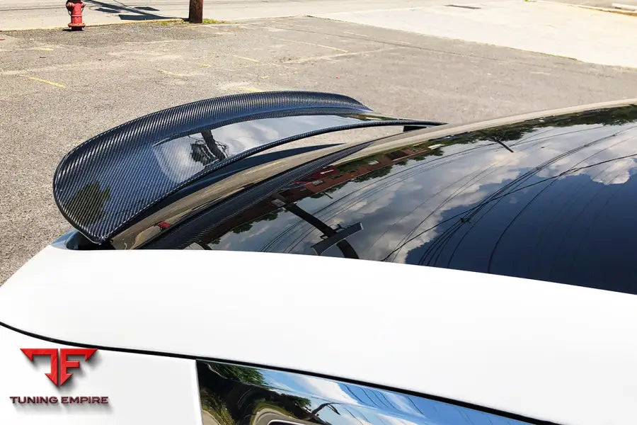 TESLA MODEL X SUV RZS STYLE CARBON FIBER TRUNK SPOILER BSD