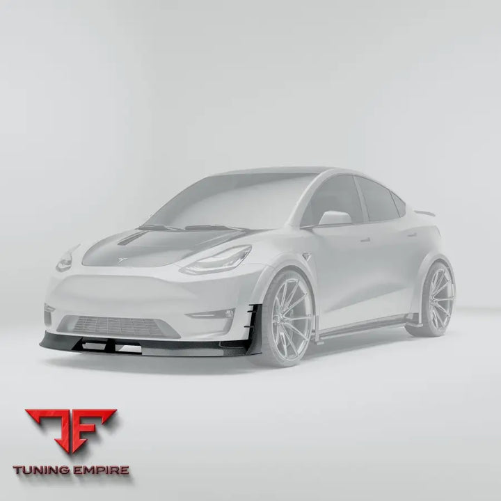 TESLA MODEL Y CARBON FIBER FRONT LIP
