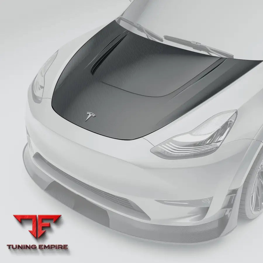 TESLA MODEL Y CARBON FIBER HOOD
