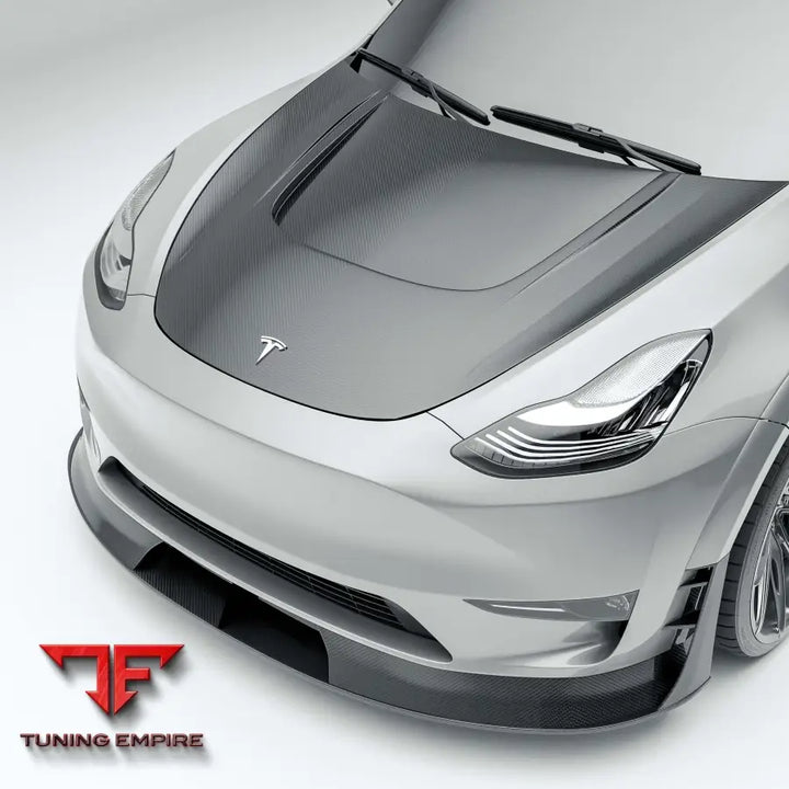 TESLA MODEL Y CARBON FIBER HOOD