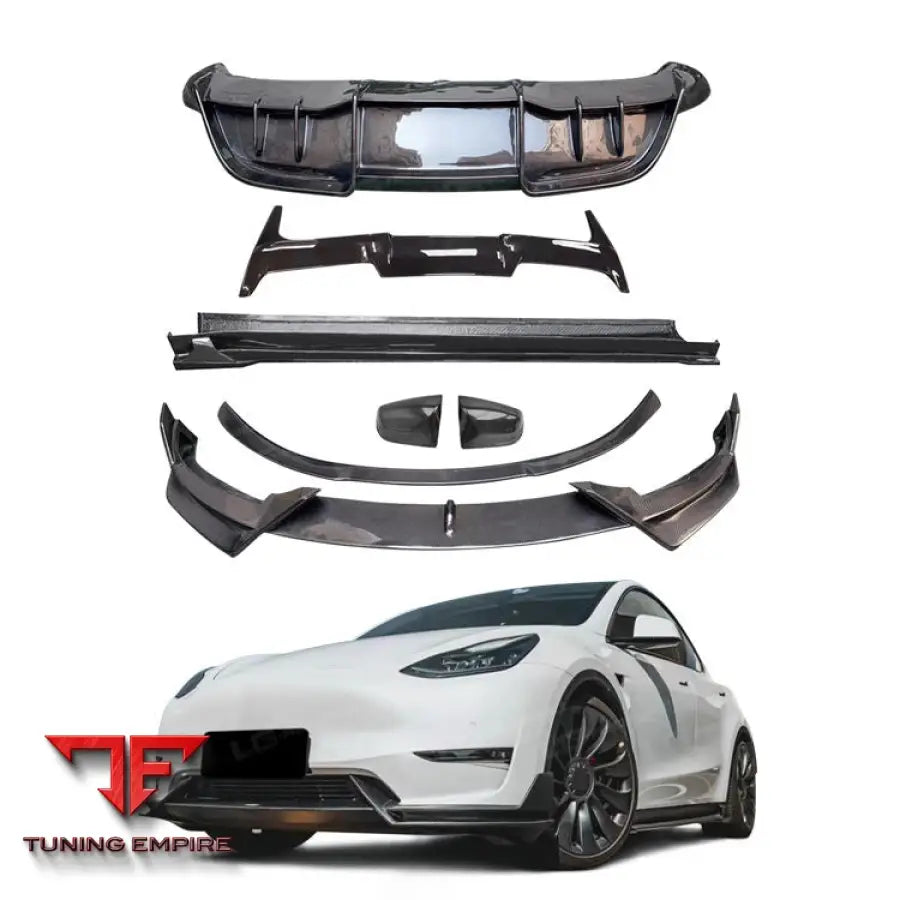 TESLA MODEL Y CARBON FIBER PARTS