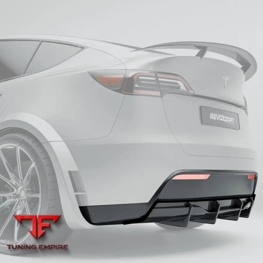 TESLA MODEL Y CARBON FIBER REAR DIFFUSER