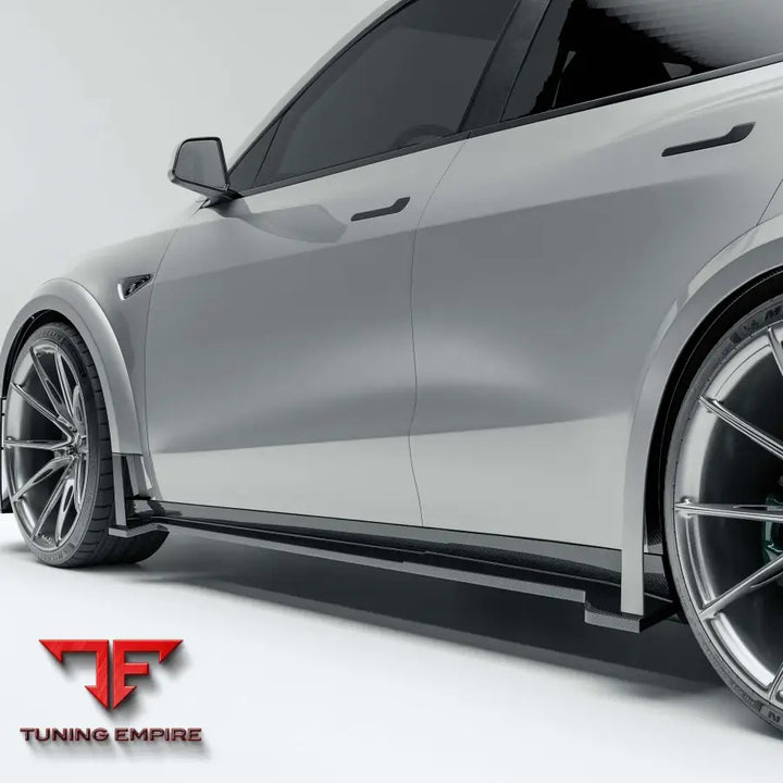 TESLA MODEL Y CARBON FIBER SIDE SKIRTS