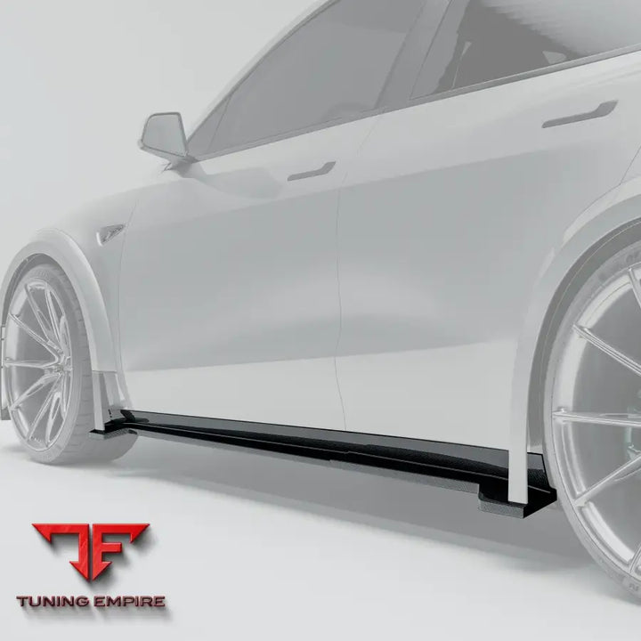 TESLA MODEL Y CARBON FIBER SIDE SKIRTS
