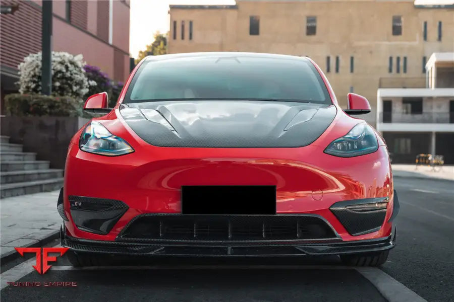 TESLA MODEL Y IMP PERFORMANCE CARBON FIBER DAY RUNNING LIGHT COVER BSD