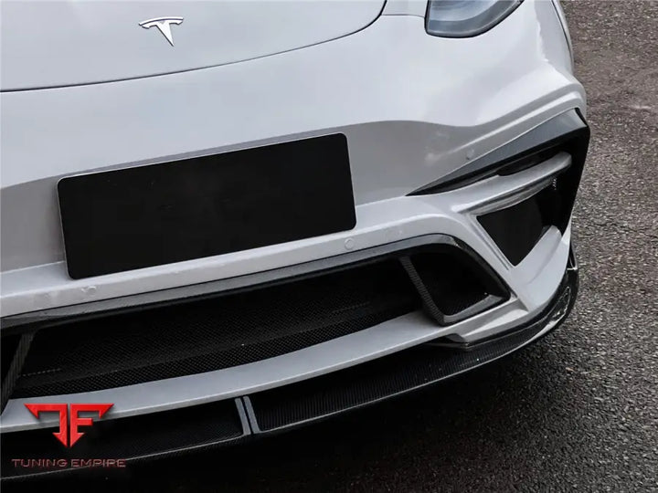 TESLA MODEL Y IMP PERFORMANCE CARBON FIBER FRONT BUMPER BSD