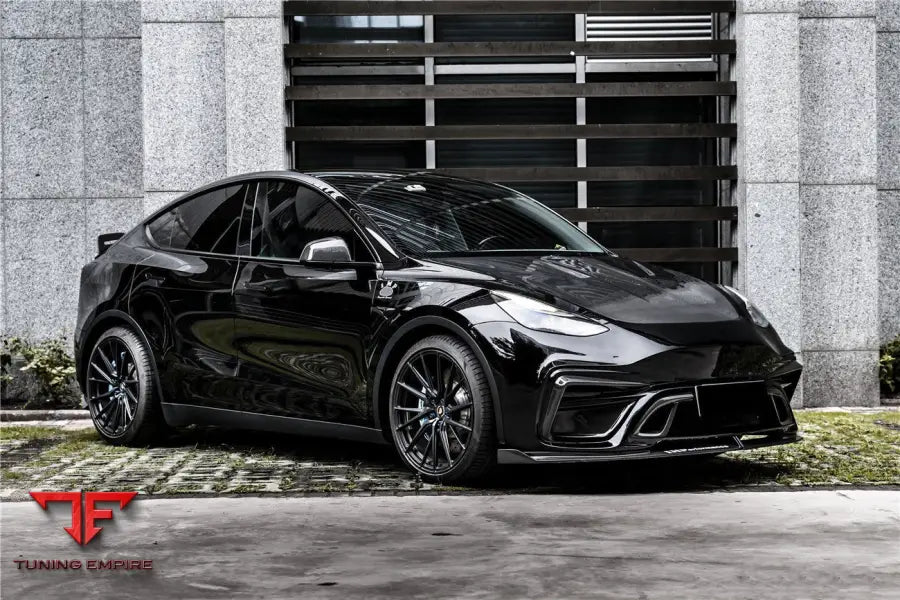 TESLA MODEL Y IMP PERFORMANCE CARBON FIBER FRONT BUMPER BSD