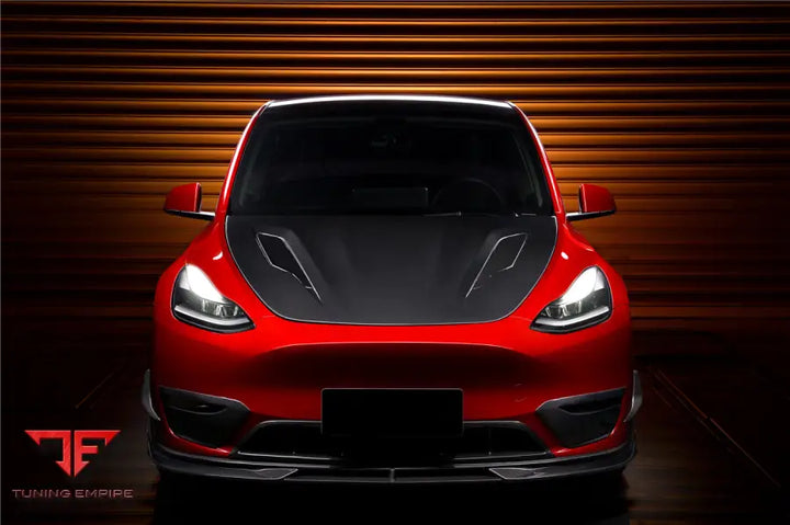 TESLA MODEL Y / IMP PERFORMANCE CARBON FIBER FRONT LIP BSD
